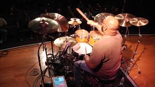 Calvin Rodgers Drum Clinic at Musicians Institute pt1 [upl. by Atenik479]