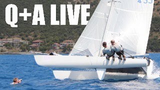 QA LIVE Your Catamaran Sailing Questions Answered [upl. by Stromberg]