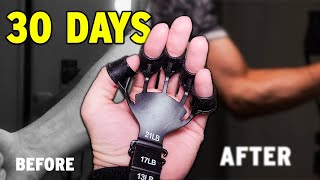 30 Days Of Using Cheapest Finger Gripper  Results Veins Transformation Forearm Strength  Review [upl. by Anir930]