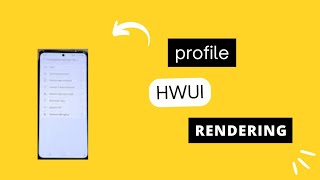 How to turn on or off profile HWUI rendering  Monitoring  Developer Options [upl. by Assirroc593]