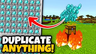 Incredibly EASY DUPLICATION GLITCH in Minecraft Bedrock Edition 120 [upl. by Einotna]