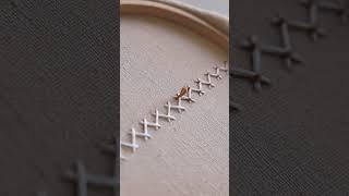 Herringbone stitch [upl. by Acemat]