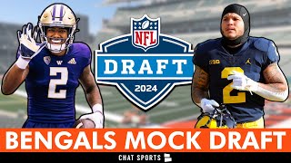 Cincinnati Bengals Full 7Round 2024 NFL Mock Draft Ft Taliese Fuaga Ja’Lynn Polk amp Blake Corum [upl. by Retsevel949]