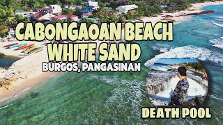 CABONGAOAN BEACH PANGASINAN  WHITE SAND  DEATH POOL [upl. by Mcnully]