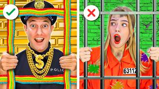 Rich Cop Vs Poor Cop Funny Relatable Situations in Jail by Crafty Hype [upl. by Aitnohs]