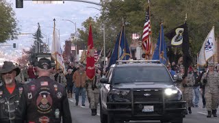 Community reflects during Veterans Day Parade [upl. by Samoht]