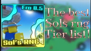 The sols rng tier list sols rng [upl. by Nodmac]