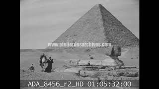 Egypte  1926  Le Caire et les Pyramides [upl. by Salhcin]