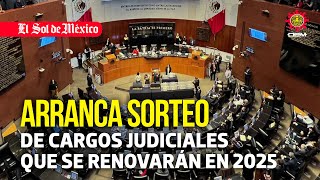 Arranca sorteo de cargos judiciales que se renovarán en 2025 [upl. by Nael]