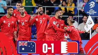 Australia  Bahrain  Highlights  AsianQualifiers  Road To 26 [upl. by Novat]