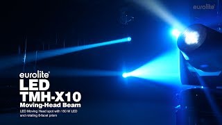 EUROLITE LED TMHX10 MovingHead Beam [upl. by Hiasi]