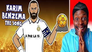 BENZEMA wins the BALLON DOR The Song Reaction [upl. by Eittap953]