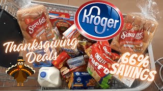 Thanksgiving Deals Kroger MUST DO Deals InStore for 11151123  66 Savings Haul [upl. by Saleme343]