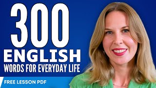 300 English Words for Every Day Life  English Vocabulary [upl. by Schonfield]