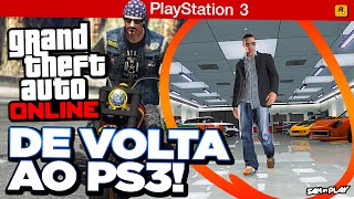 GTA ONLINE de PS3 VOLTOU  Saiba COMO JOGAR você Também Veja [upl. by Suki836]