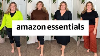 AMAZON ESSENTIALS PLUS SIZE HAUL [upl. by Higgs]