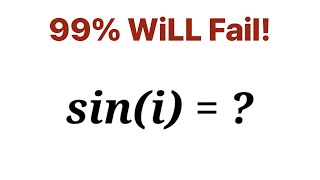 A Wonderful Math Problem With Complex Number Sini [upl. by Easter177]