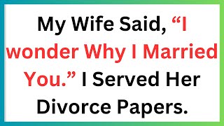 She Snapped and He Served Divorce Papers – Who’s to Blame [upl. by Annig979]