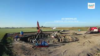 Timelapse Hoe bouw je een Windmolen [upl. by Eelamme]