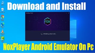 How to download and install Noxplayer Android Emulator on Pc  new method 2023 [upl. by Gladys]