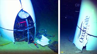 OceanGate Titan Sub Debris Video Shows How It Imploded [upl. by Aikas]