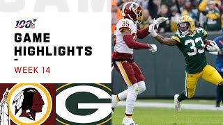 Redskins vs Packers Week 14 Highlights  NFL 2019 [upl. by Hauser]