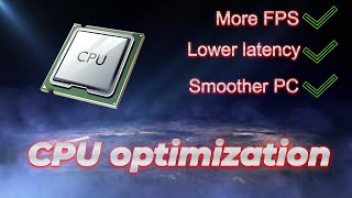 How to optimize cpuprocessor for gaming and best performance [upl. by Cupo]