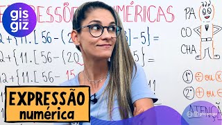 EXPRESSÃO NUMÉRICA  MATEMÁTICA BÁSICA \Prof Gis [upl. by Muffin779]