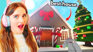 WHO CAN BUILD BEST XMAS HOUSE Gaming w The Norris Nuts [upl. by Bogey819]