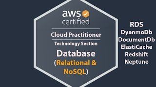 AWS Database RDS DynamoDb DocumentDb  AWS Cloud Practitioner Certification Full Course  CLF02 [upl. by Lowndes]