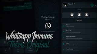 WhatsApp Immune Clone Theme Original Bot Internal Download 224176 Renn XINA [upl. by Eusebio]