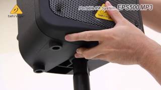 BEHRINGER  ポータブルPAシステム EPS500MP3 [upl. by Theran]