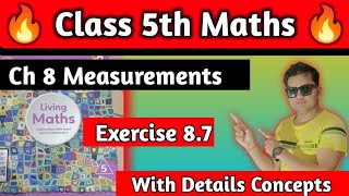 Class 5 Maths Chapter 8 Measurement Exercise 87 living Maths Class 5hpsugramam Mathematics Naresh [upl. by Marrissa]