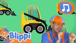 Skid Steer Song  Blippi Songs｜Kids Songs｜Trucks for Kids [upl. by Lalita]