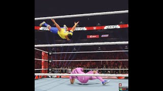 Ronaldo Vs Messi WWE Live 2K24 shorts wwe shortsfeed [upl. by Yrrap]