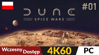 Dune Spice Wars PL 🌕 1  odc1 🌄 Diuna w klimatach RTS  4X  Gameplay po polsku 4K [upl. by Nnovahs]