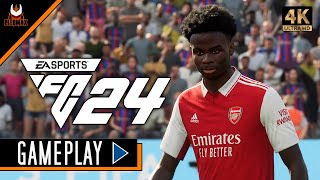 EA Sports FC 24 ⚽ Real Madrid 🇪🇦 vs Arsenal 🏴󠁧󠁢󠁥󠁮󠁧󠁿 Vinicius Back Gameplay [upl. by Siobhan]