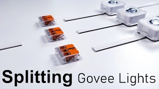 Splitting the Govee Permanent Outdoor Lights  Walkthrough [upl. by Tally]