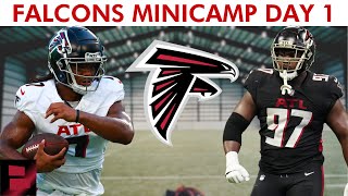 Falcons Minicamp Day 1 News amp Takeaways Ft Bijan Robinson Grady Jarrett amp Injury Updates [upl. by Poppy]