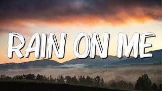 Rain On Me  Lady Gaga Ariana Grande Lyrics [upl. by Alegna]