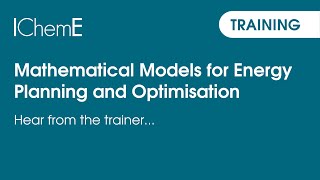 Mathematical Models for Energy PLanning and Optimisation – Hear from the trainer [upl. by Stodder]