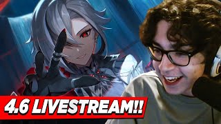 ARLECCCHINO LOOKS INSANE HUGE PATCH INCOMING  Genshin Impact 46 Livestream Reaction [upl. by Gaynor]