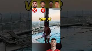 Ronaldo🐐Vs Neymar 💣 Vs Vini Jr Vs Walker Water Challenge 😂😂 [upl. by Oznofla587]