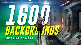 1600 Backgrounds for Your Green Screens [upl. by Yelrehs338]