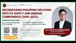 Seminar Decomposing Philippine Inflation Into Its Supply and Demand Components [upl. by Nilat627]