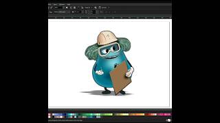 How to Draw ForgetterPaula  Inside Out 2  Coreldraw  Drawing shorts art ytshorts ytshort [upl. by Hocker18]