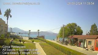 Live from Calis Beach Fethiye Turkey  Fethiye webcam [upl. by Amahs]