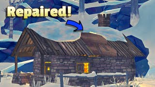 Mountaineers Hut Roof Repair Tutorial  The Long Dark [upl. by Nosylla171]