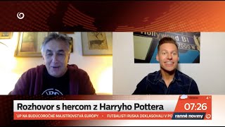 Predrag Bjelac rozhovor  Harry Potter a Ohnivá čaša amp Seriál Duch  TV JOJ [upl. by Nylirac]