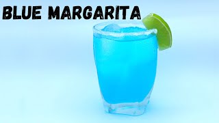 Easy Blue Margarita Recipe  Easy Tequila Cocktail Recipe [upl. by Siraval]